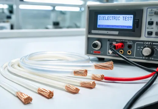 Fluoropolymer insulated wire