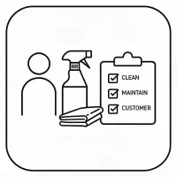 Customer maintenance icon